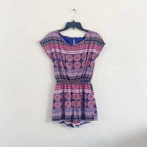 Miami‎ Geometric Multicolor Romper